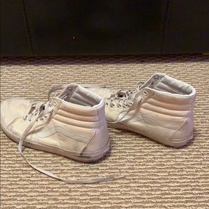 CANVAS WHITE SK8 HIGH VANS